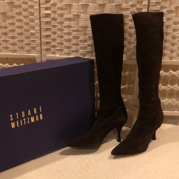 Stuart Weitzman Shoes - Stuart Weitzman Suede Approximately Below the Knee Boots Size 8.5M EU 39